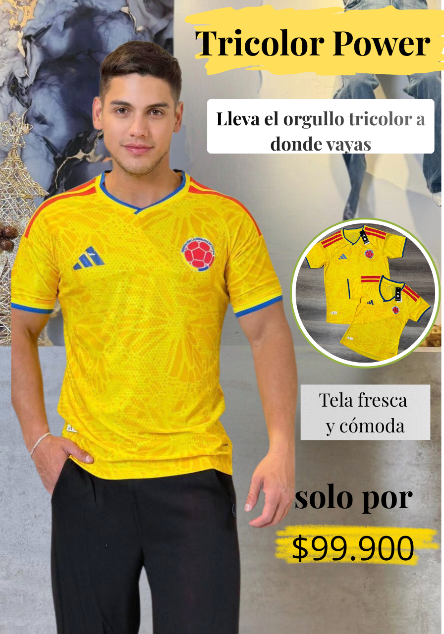 TRICOLOR POWER CAMISETA