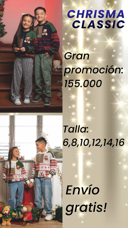 Buzos niños navidad